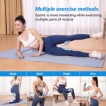 Blue Thigh Trainer for Women, Multi-Function Pelvic Floor Exercise Equipment with Digital Display, Timer, Counter & Calorie Tracking, Inner Thigh Exerciser for Hip, Leg and Butt Toning - Image 5