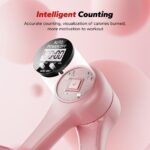 Pink Thigh Trainer for Women, Multi-Function Pelvic Floor Exercise Equipment with Digital Display, Timer, Counter & Calorie Tracking, Inner Thigh Exerciser for Hip, Leg and Butt Toning - Image 3