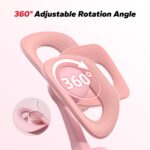 Pink Thigh Trainer for Women, Multi-Function Pelvic Floor Exercise Equipment with Digital Display, Timer, Counter & Calorie Tracking, Inner Thigh Exerciser for Hip, Leg and Butt Toning - Image 5