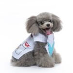 L Size Pearl Frost Pet Costume, Fancy Dress for Halloween & Christmas, Lightweight for 5-6.5 kg Dogs and Cats