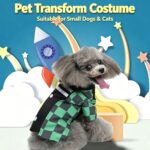 S Size Ultra Polka Pet Costume, Fancy Dress for Halloween & Christmas, Lightweight for 2-3 kg Dogs and Cats - Image 11