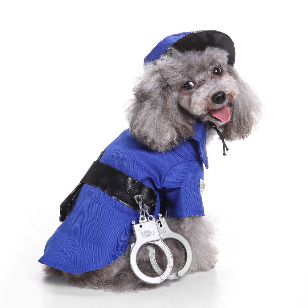 V1221-XM-LB4036-ZS95-00 XL Size Xenon Navy Pet Costume, Fancy Dress for Halloween & Christmas, Lightweight for 7-10 kg Dogs and Cats - Image 1