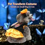 XL Size Xenon Navy Pet Costume, Fancy Dress for Halloween & Christmas, Lightweight for 7-10 kg Dogs and Cats - Image 5
