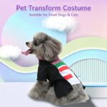 XL Size Xenon Navy Pet Costume, Fancy Dress for Halloween & Christmas, Lightweight for 7-10 kg Dogs and Cats - Image 10