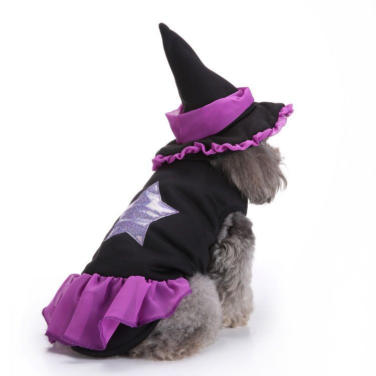 V1221-XM-LB4042-ZS95-00 L Size Yonder Purple Pet Costume, Fancy Dress for Halloween & Christmas, Lightweight for 5-6.5 kg Dogs and Cats - Image 1