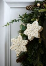 Snowflake Hanging Ornament, Holiday Decor Pendant Suitable for Christmas and Halloween Themed Layout - Image 7