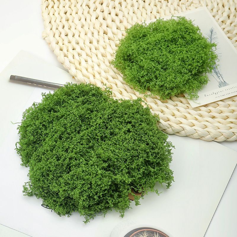 V1221-XM-LB4926-ZS130-00 diy artificial moss lawn-Light Green Filamentous Moss 1000g (Bulk) - Image 1