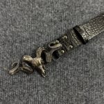Punk Style Metal Sheep Head Rivet Belt, Vintage Distressed Unisex Strap, Edgy Subculture Waist Chain, Sheep Head Design, 3.8cm Width, 115cm Length, Christmas & Halloween Fashion Gift - Image 7