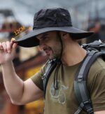 Men's Upgraded Sun Hat Navy Blue - Image 7