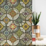Stained Glass Effect Decorative Window Film, Static‑Free Self‑Adhesive Frosted Privacy Window Protective Film, 60cm x 200cm - Image 2