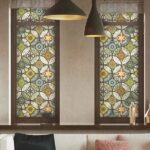 Stained Glass Effect Decorative Window Film, Static‑Free Self‑Adhesive Frosted Privacy Window Protective Film, 60cm x 200cm - Image 5