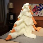Giant White Goose Plush Pillow, Large Soft Duck Stuffed Animal Toy, Available in 50cm - Image 3