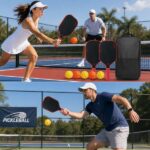 Red‑Black T700 Carbon Fiber Pickleball Paddle Set, 16mm Textured Matte Surface, Complete Kit with Oxford Carry Bag & Pickleball Balls - Image 3