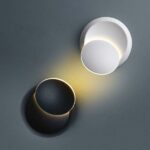 Creative Eclipse 2‑in‑1 Iron Wall Sconces, 5W Warm White LED Modern Indoor Wall Lamp - Image 3
