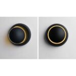 Creative Eclipse 2‑in‑1 Iron Wall Sconces, 5W Warm White LED Modern Indoor Wall Lamp - Image 4