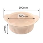 600 mL Food-Grade Silicone Steamer Pot, Single-Serving Cookware for Microwave & Air Fryer—Beige - Image 7
