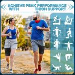 Adjustable Hamstring Support Wrap for Running and Fitness, Single Pack Fits Left & Right Leg, 1-Pack - Image 5