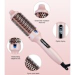Negative Ion Fluffy Styling Brush, 2-in-1 Straight & Curly Constant Temperature Hot Brush, Anti-Scald Hair Curler for Bangs - Image 6