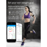 USB Rechargeable Smart Body Fat Scale Digital Bathroom Weight Scale Body Composition Analyzer with Smartphone App Sync-Black - Image 6