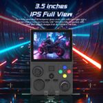 DC35V Retro Handheld Game Console, 3.5‑Inch IPS Screen Open Source Linux System，glacial blue - Image 2
