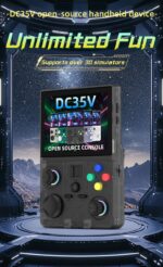 DC35V Retro Handheld Game Console, 3.5‑Inch IPS Screen Open Source Linux System，glacial blue - Image 7