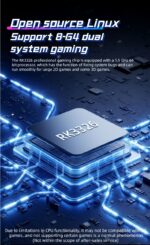 DC35V Retro Handheld Game Console, 3.5‑Inch IPS Screen Open Source Linux System，glacial blue - Image 11