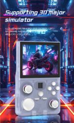 DC35V Retro Handheld Game Console, 3.5‑Inch IPS Screen Open Source Linux System，glacial blue - Image 13
