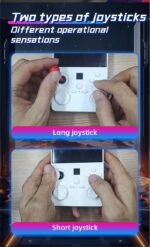 DC40V Retro Handheld Game Console, 4 Inch IPS Display, 64GB 20000+ Preloaded Retro Games，Indigo blue - Image 12