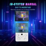 DC45V Retro Handheld Game Console, 4.5‑Inch HD IPS Full View Screen，transparent blue - Image 9