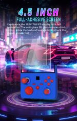 DC45V Retro Handheld Game Console, 4.5‑Inch HD IPS Full View Screen，white - Image 13