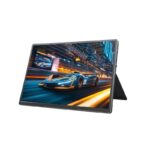 15.6" FHD 1080P Portable Monitor 240Hz 100% sRGB Wired USB-C HDMI External Travel Screen for Laptop Phone Game Consoles,black