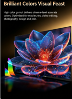 15.6" FHD 1080P Portable Monitor 144Hz 72% sRGB Wired USB-C HDMI External Travel Screen for Laptop Phone Game Consoles，white Cover - Image 4