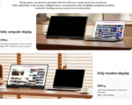 15.6" FHD 1080P Portable Monitor 144Hz 72% sRGB Wired USB-C HDMI External Travel Screen for Laptop Phone Game Consoles，white Cover - Image 11