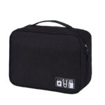 New Grand Hyatt Data Cable Storage Travel Digital. double black Medium - Image 5