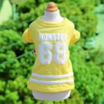 Pet T Shirt Cotton Little Monster Blue XXS - Image 4