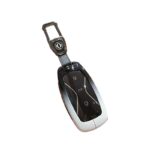 Fragrant Car Island Dongfeng Fengguang 580 Key Case Standard Option b: gradient black & white single bag + black leather cord clasp - Image 6