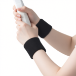 Thickened Wristbands Polyester Basketball Training Calm black-[high elasticity, comfortable and breathable] Single [one size fits all]