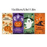 Spooky Fun Halloween Sticker Sheets for Gift Wrapping and Party Favors – 25 Sheets of 100 Adhesive Stickers with Pumpkins, Ghosts, Witches and Bats, Perfect for Bag Sealing and Seasonal Decor (25PCS) - Image 2