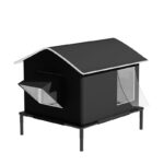 Winter removable and washable cold resistant outdoor pet nest,With ice box,With ice box