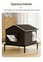 Winter removable and washable cold resistant outdoor pet nest,With ice box,With ice box - Image 6