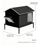 Winter removable and washable cold resistant outdoor pet nest,With ice box,With ice box - Image 9