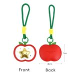4-piece set Christmas theme Shaped PU Leather Keychains – Cute Holiday Bag Ornaments and Car Decorations - Image 7