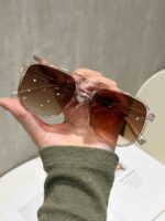 4 Pairs Y2K Style Aviator Sunglasses Set for Men and Women - UV400 Protection, PC Frame Fashion Driving Glasses Lightweight Retro Eyewear Style 1 - Image 4