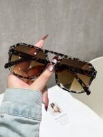 4 Pairs Y2K Style Aviator Sunglasses Set for Men and Women - UV400 Protection, PC Frame Fashion Driving Glasses Lightweight Retro Eyewear Style 1 - Image 5