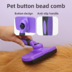 Pet Grooming & Cleaning Kit 9 Piece Set with Shedding Brush, Steel Comb + Scissors, Nail Clippers + File, Bath Brush + Massage Glove, 3 Head Toothbrush and Storage Bag for Dog & Cat - Image 5