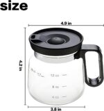 16Oz Mini Brewing Glass Coffee Mug Set with Leakproof Travel Lid, Ergonomic Handle and 2 Reusable Metal Straws for Camping Office and Home, Coffee Lovers' Top Choice - Image 9