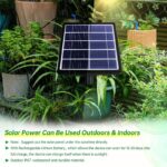 Solar Powered Automatic Irrigation System with Digital Control Panel & Timer - Weatherproof Durable Drip and Sprinkler Watering Tool Kit for Indoor and Outdoor Use - Image 8
