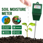2PCS Soil Moisture Meter - Single Probe Plant Water Tester, Battery-Free Garden Soil Sensor, Plug and Play