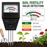 2-in-1 Soil pH and Fertility Tester (2 Pack) - Dual Mode Plant Garden Soil Sensor Meter, Battery-Free Plug and Play - Image 2