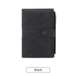 Black RFID-Protected Travel Passport Wallet - Slim Multi-Compartment Organiser for Cards, ID, SIM & Documents, PU Leather Finish